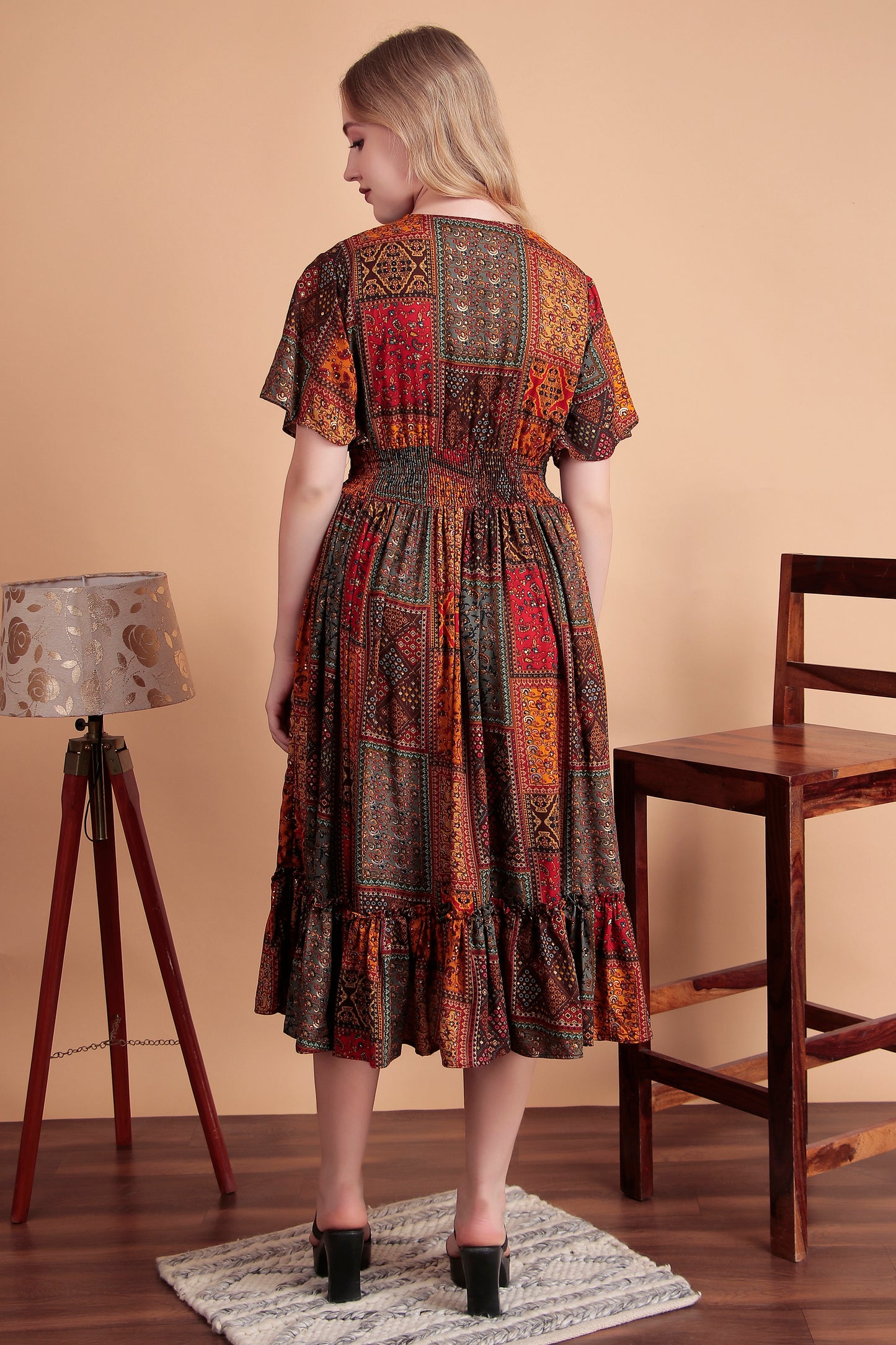 Forest Mantra Midi Dress