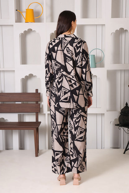 Charcoal Edge Co-Ord Set