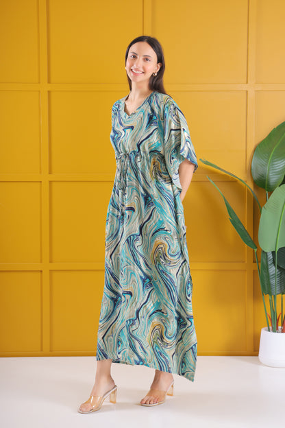 Ocean Breeze Maxi Dress