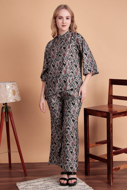 Midnight Mosaic Co-Ord Set