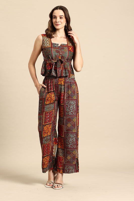 Royal Garden Co-Ord Set